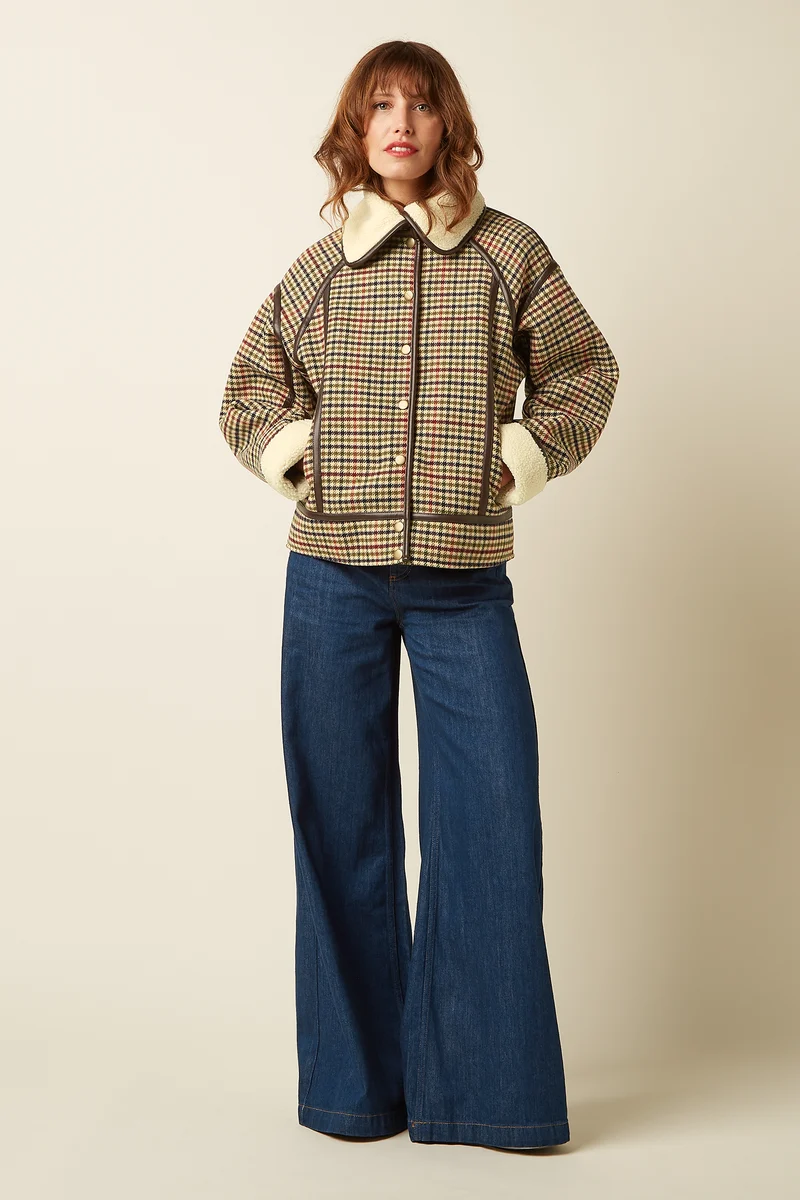 Monia Coat Basso Check