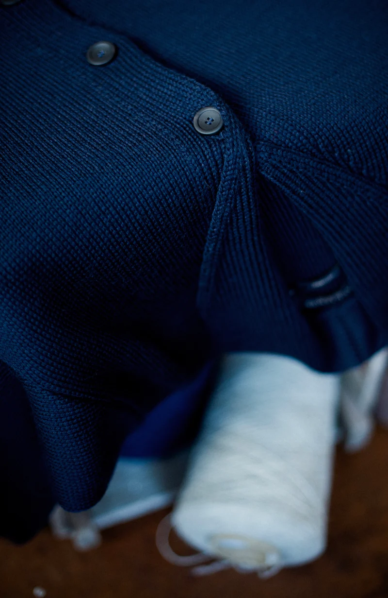 Mens Chunky Merino Wool Shawl Collar Cardigan