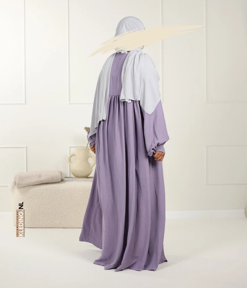 Jilbab Jazz Ballonärmel - Orchidee