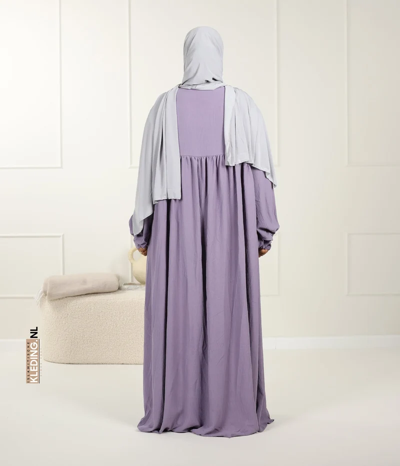 Jilbab Jazz Ballonärmel - Orchidee