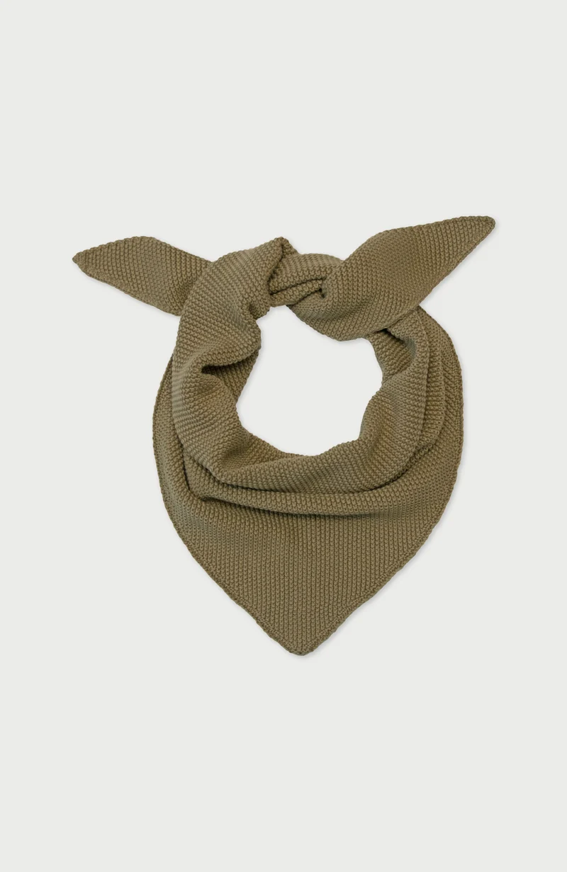Cotton Textured Triangle Scarf