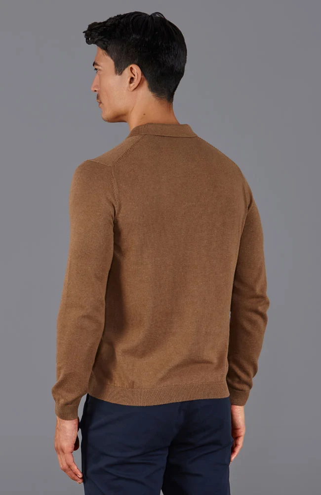 Leichtes Herren-Poloshirt aus 100 % Baumwolle ohne Knöpfe
