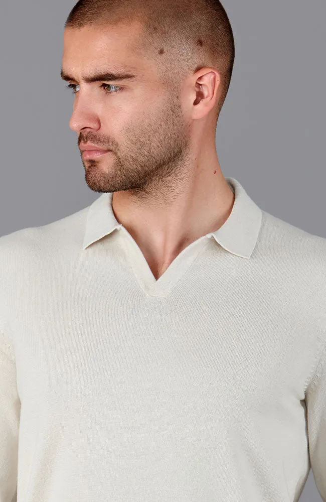 Leichtes Herren-Poloshirt aus 100 % Baumwolle ohne Knöpfe
