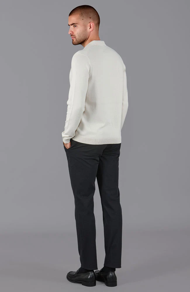 Leichtes Herren-Poloshirt aus 100 % Baumwolle ohne Knöpfe