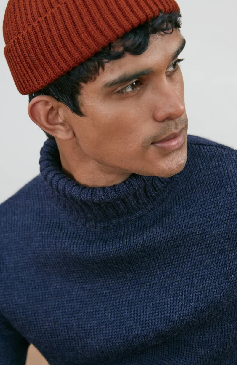 Der taillierte Submariner – Rollkragenpullover aus Merinowolle