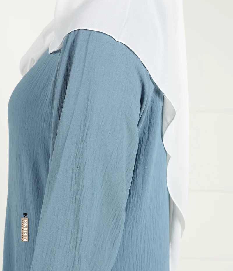 Noora Kimono Abaya - Himmelblau