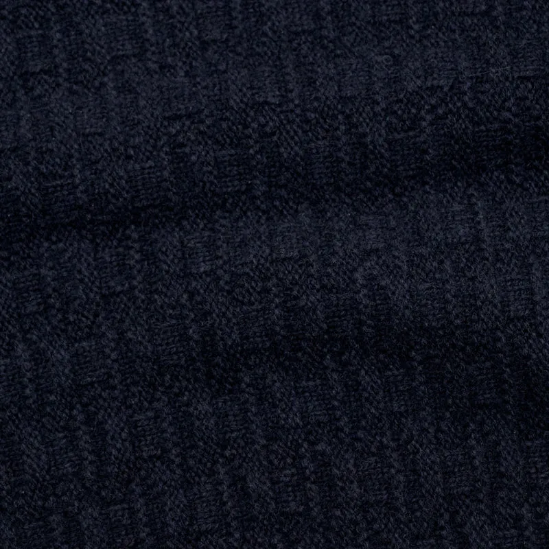 Merino Cashmere Textured Triangle Scarf