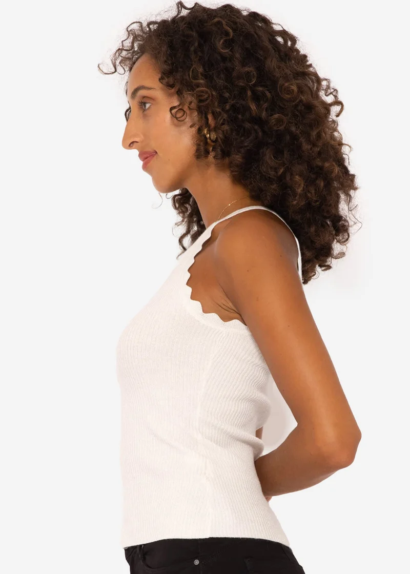 Lurex Stricktop - offwhite