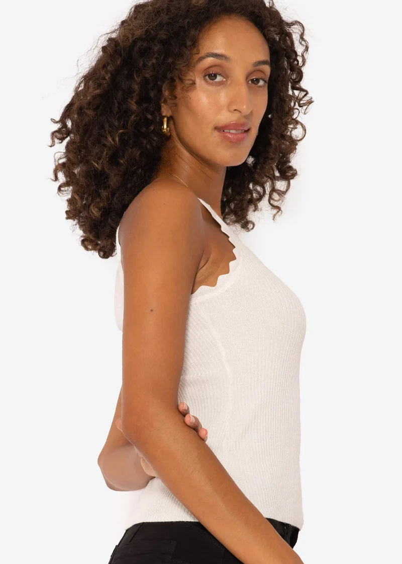 Lurex Stricktop - offwhite