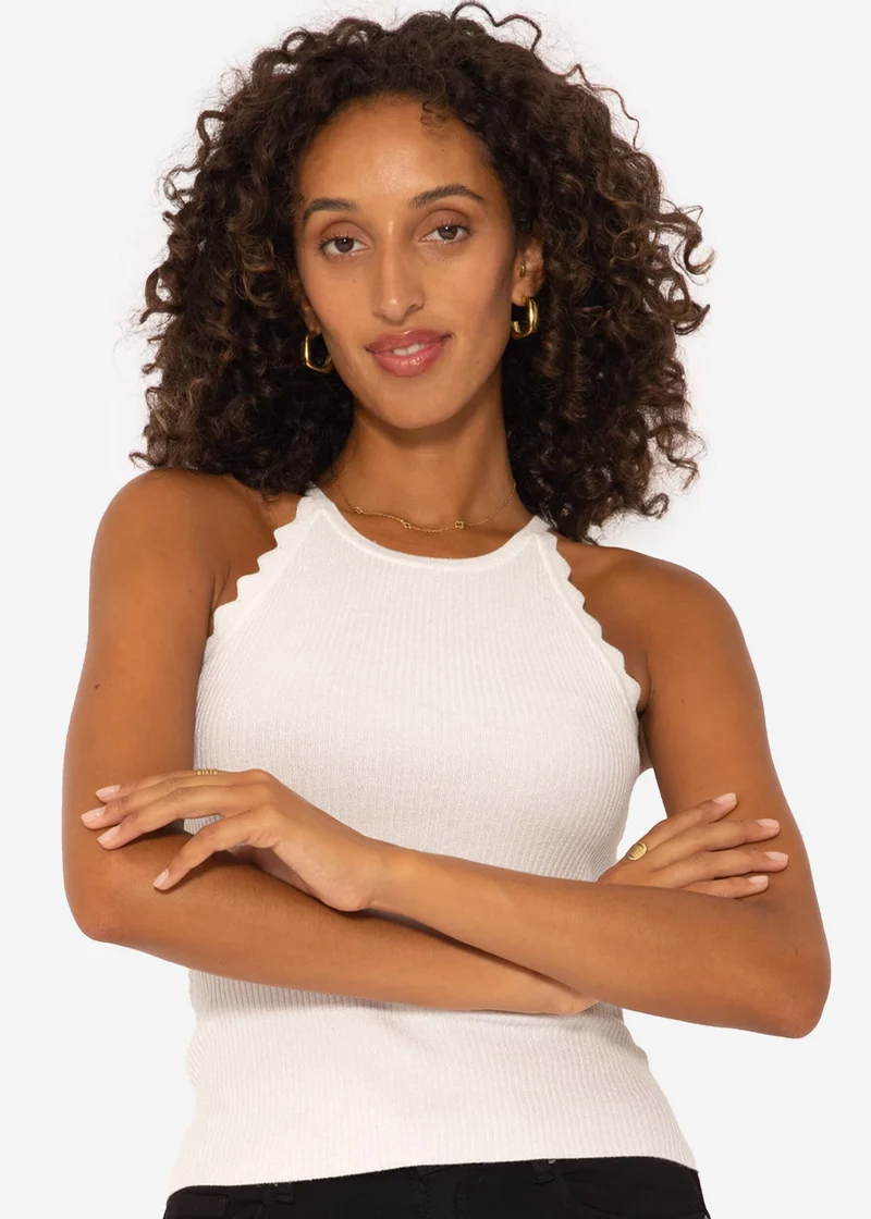 Lurex Stricktop - offwhite