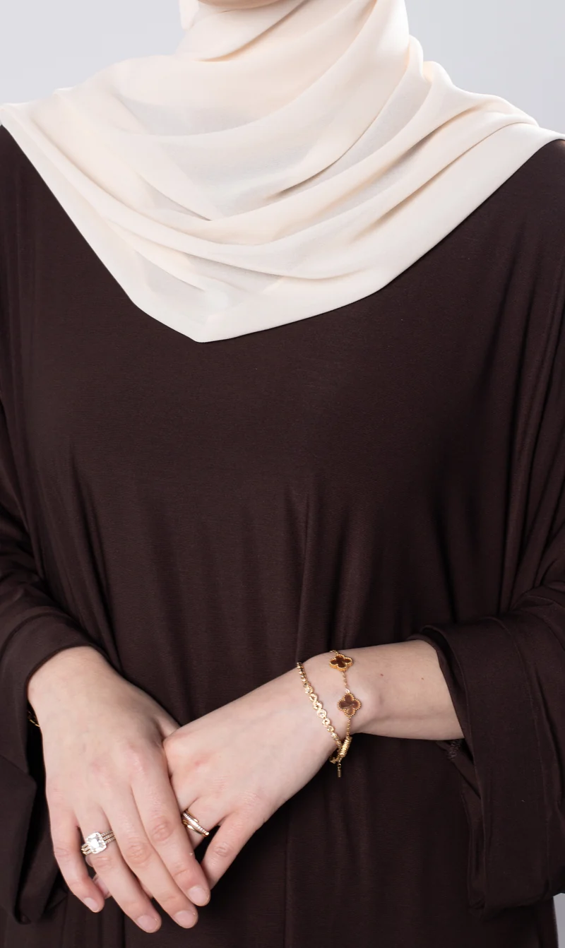 Instant Bonnet Chiffon-Schal - Nude