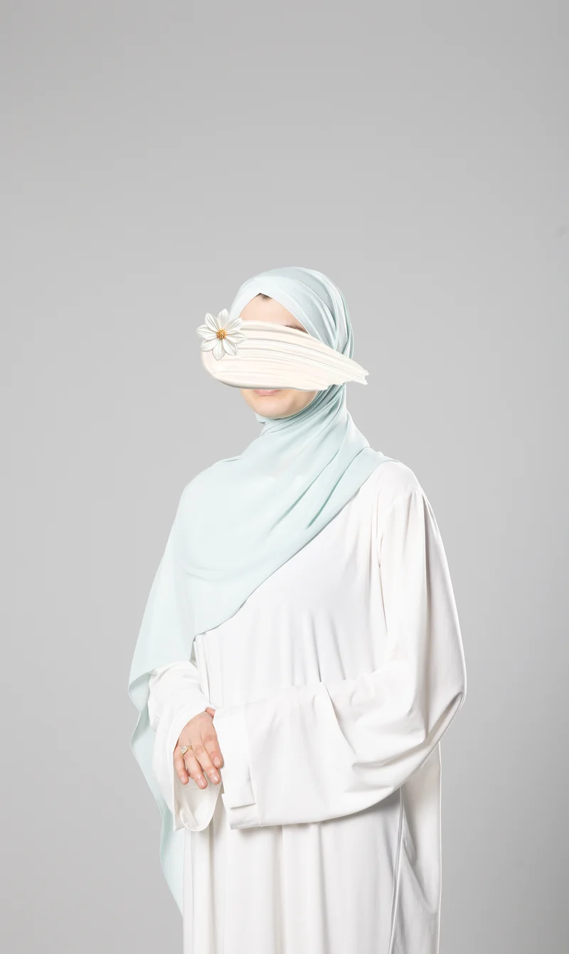 Instant Bonnet Chiffon-Schal – Mint