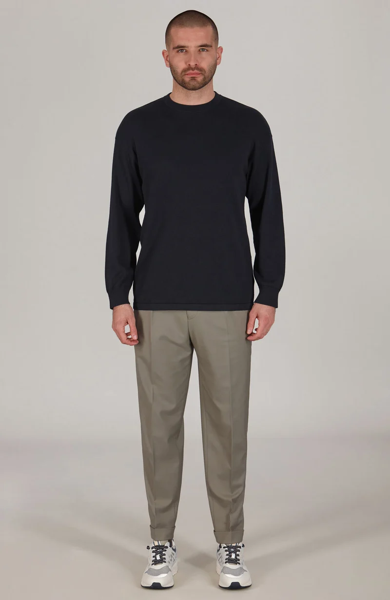 Mens Lightweight Cotton Oversized Knitted Top