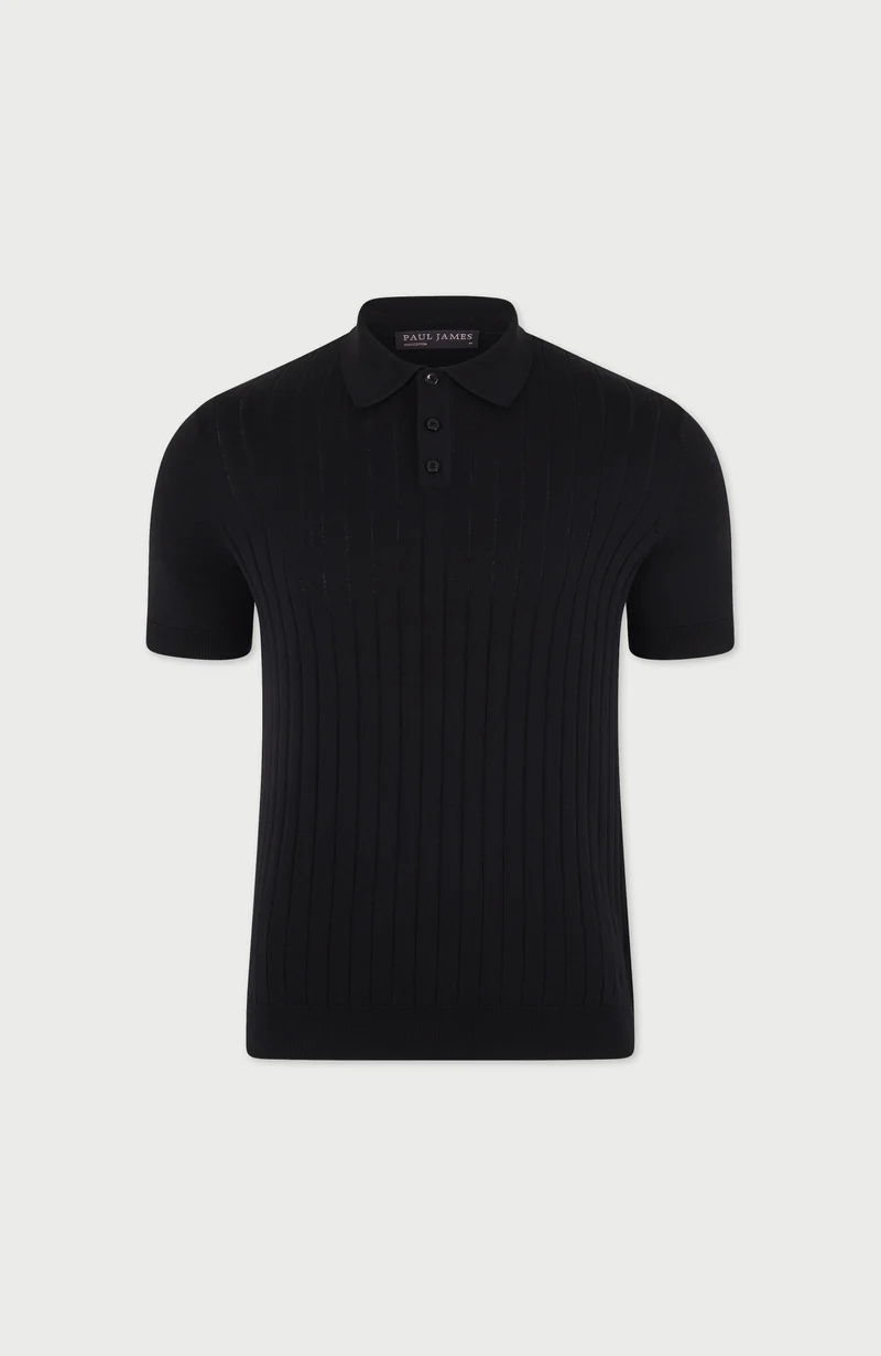 Mens Ultra Fine Cotton Selection Knit Polo Shirt