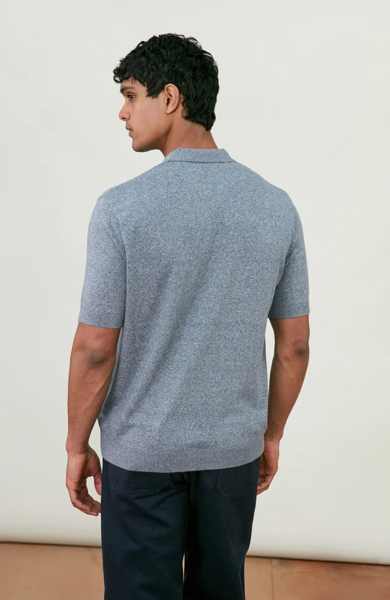 Mens Ultra Fine Cotton Selection Knit Polo Shirt
