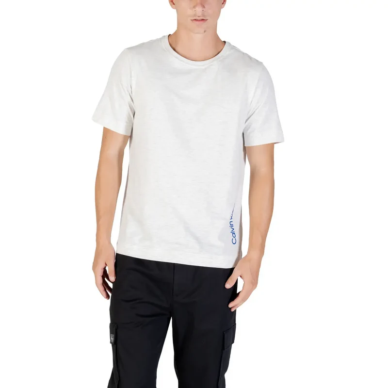 Calvin Klein Sport Herren-T-Shirt aus grauer Baumwollmischung