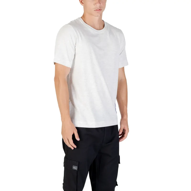 Calvin Klein Sport Herren-T-Shirt aus grauer Baumwollmischung