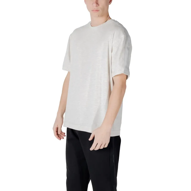 Calvin Klein Sport Herren-T-Shirt aus grauer Baumwollmischung