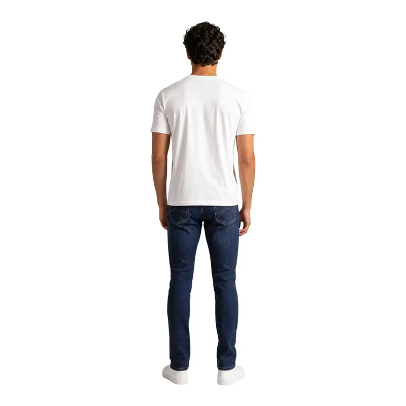 Armani Exchange Weißes Baumwoll-T-Shirt für Herren