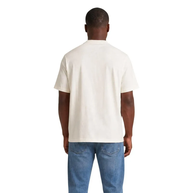 Tommy Hilfiger Weißes Herren-T-Shirt aus Bio-Baumwolle
