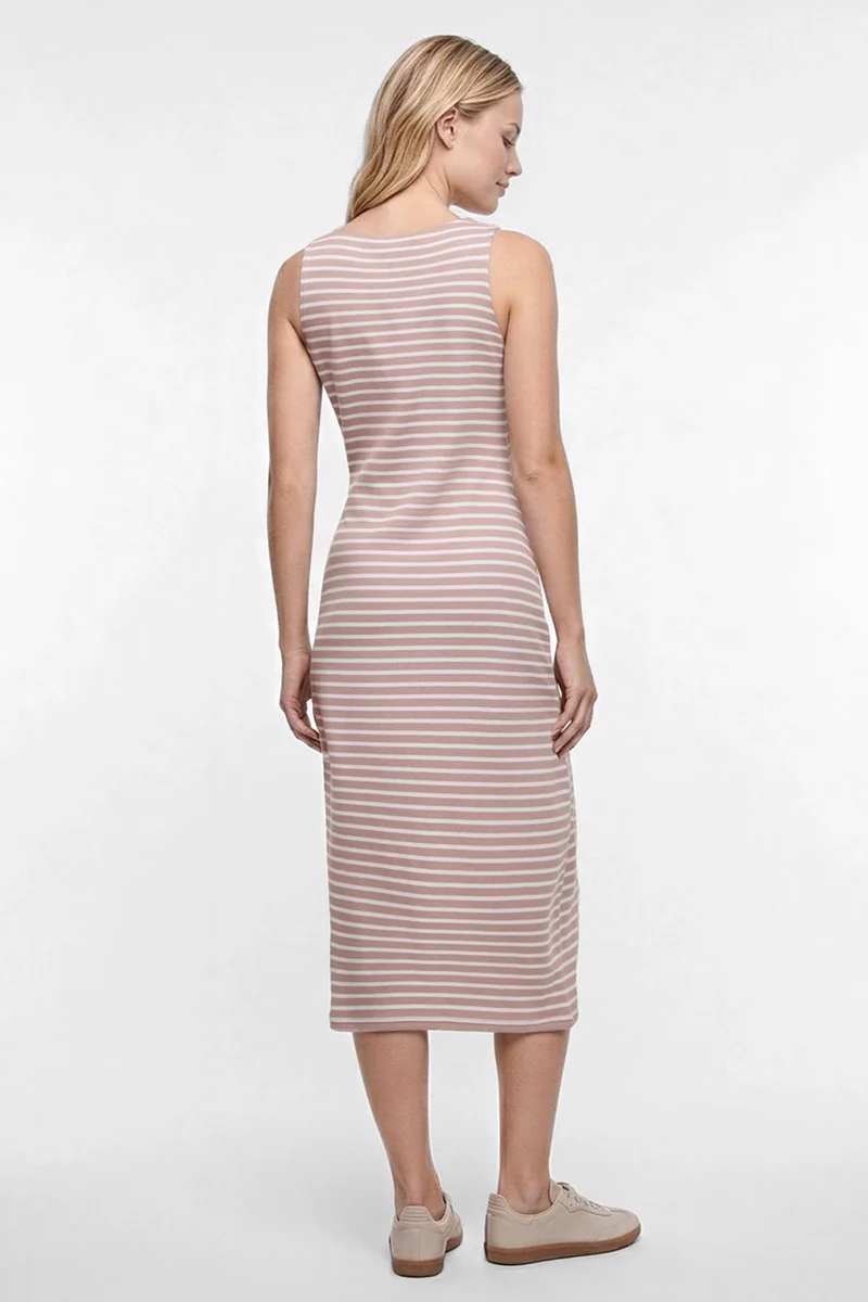 Kami Midi Dress | Stucco Amy Stripe