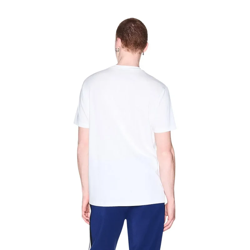 Armani Exchange Weißes Baumwoll-T-Shirt für Herren