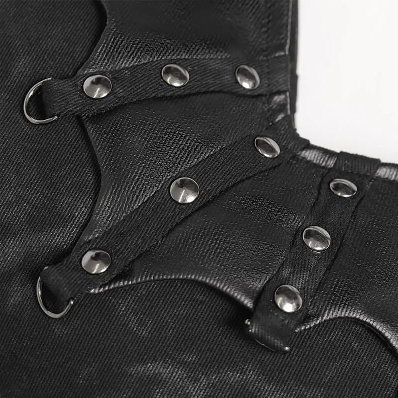 Gothic-Nieten-Fledermaus-Tragetasche für Damen