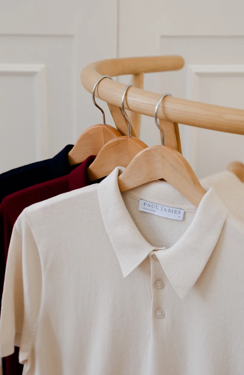 Kurzärmliges Herren-Poloshirt aus 100 % ultrafeiner Baumwolle