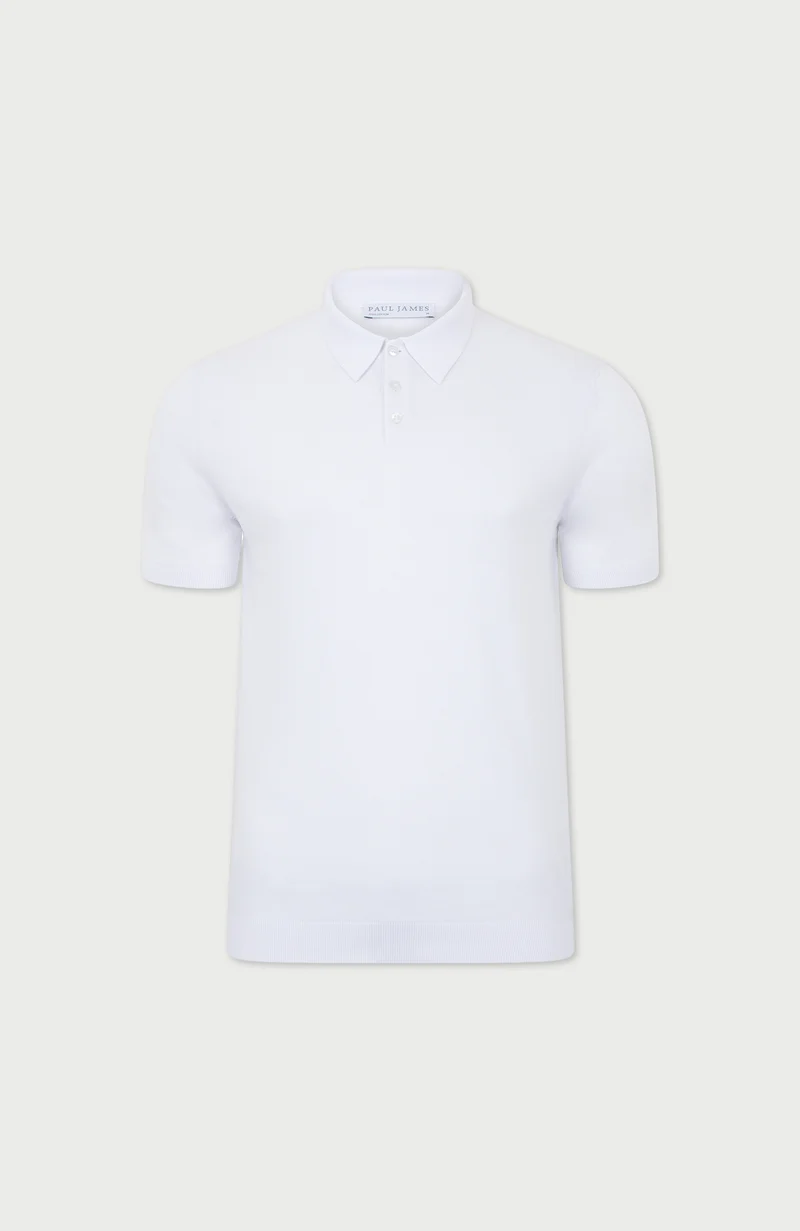 Kurzärmliges Herren-Poloshirt aus 100 % ultrafeiner Baumwolle