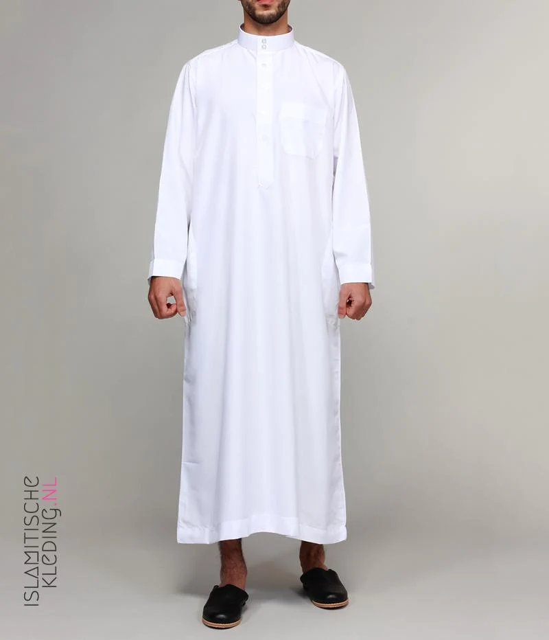 Thoub Cairo Basic – Eisiges Weiß