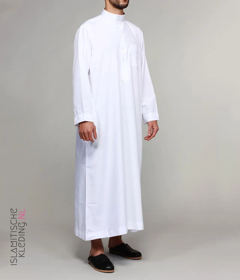 Thoub Cairo Basic – Eisiges Weiß