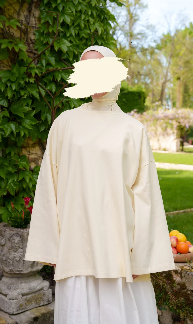 Lässiges Langarmhemd aus Baumwolle