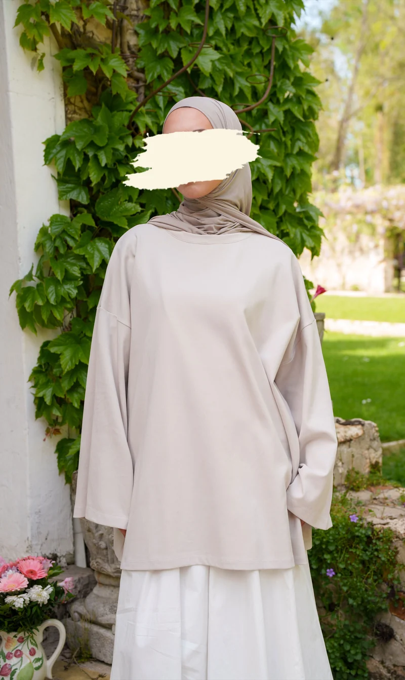 Lässiges Langarmhemd aus Baumwolle