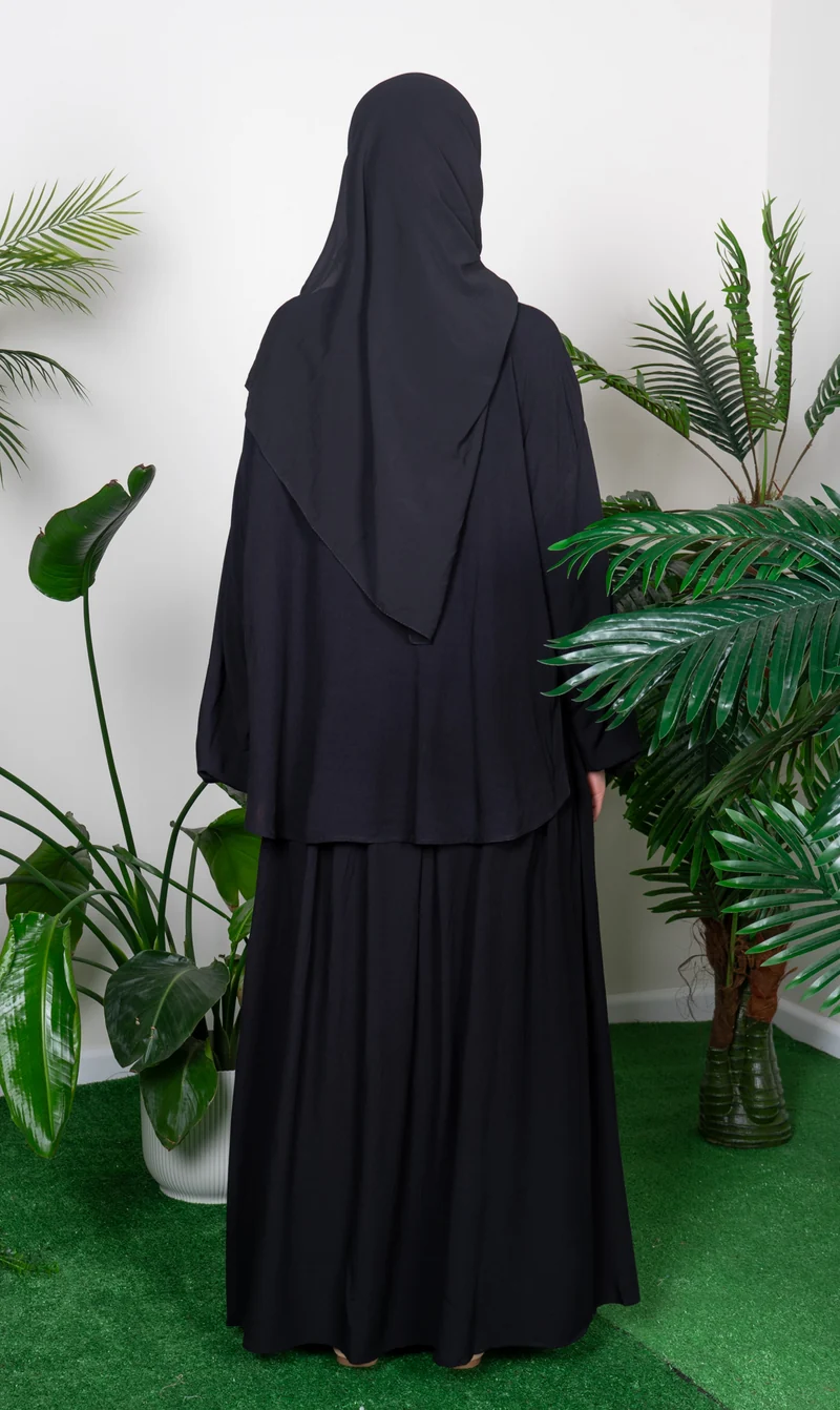 Rayon-Set – Schwarz