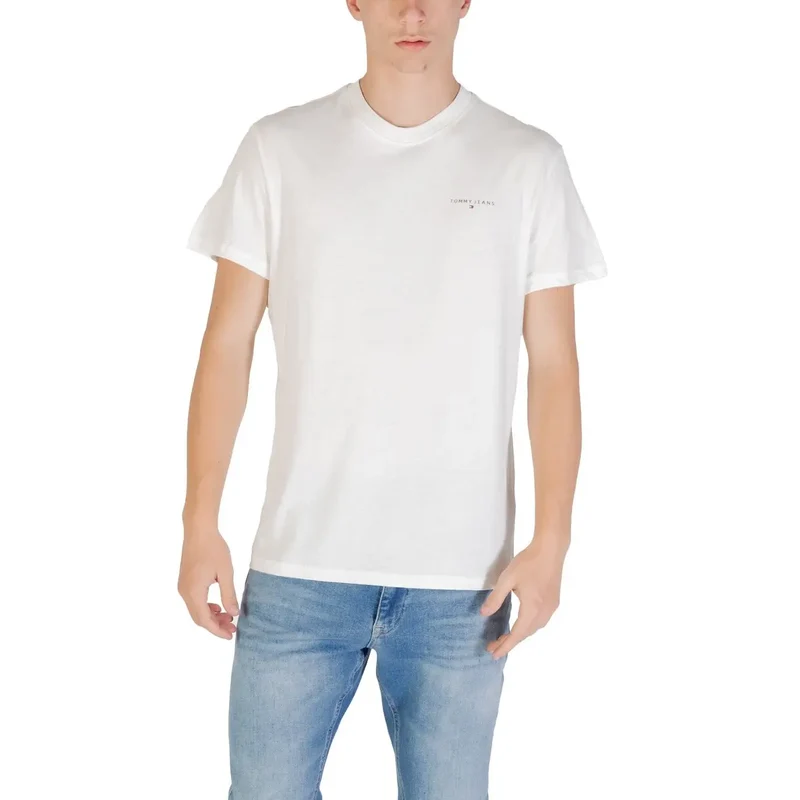Tommy Hilfiger Herren T-Shirt aus Bio-Baumwolle, beige