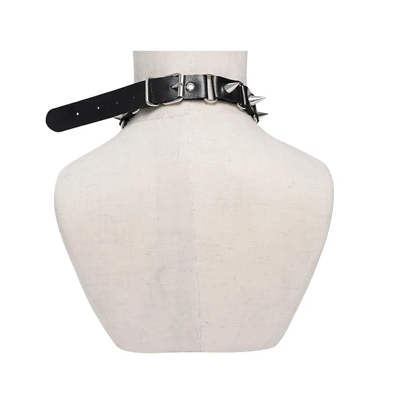 Gothic-Totenkopf-Choker-Halskette für Damen