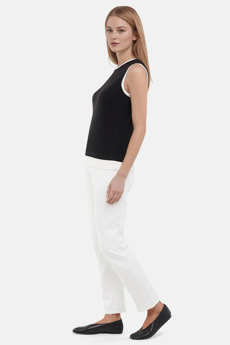 Veronica Layered Tank | Black Beauty
