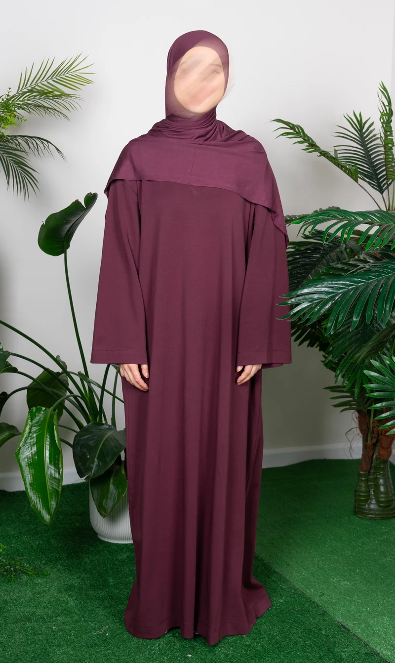 Lässige Baumwoll-Abaya Ma'on