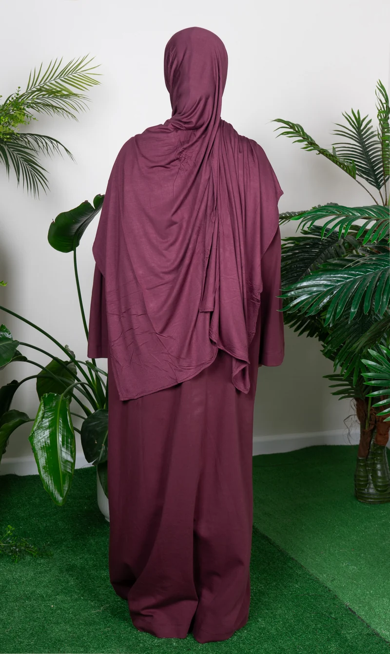 Lässige Baumwoll-Abaya Ma'on