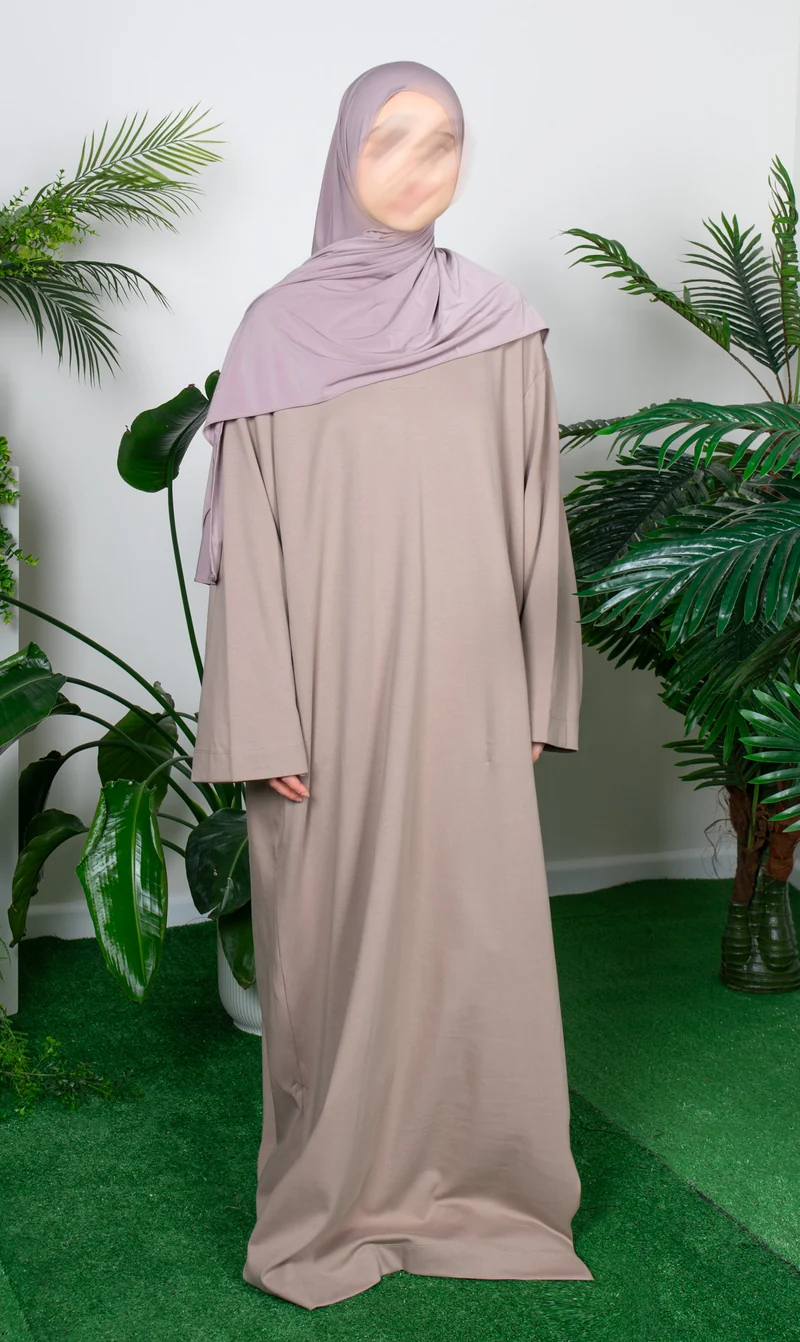 Lässige Baumwoll-Abaya Ma'on