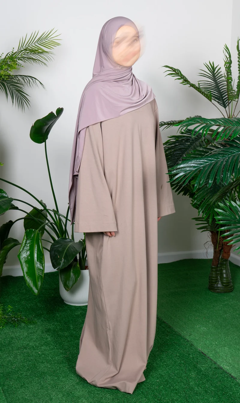 Lässige Baumwoll-Abaya Ma'on