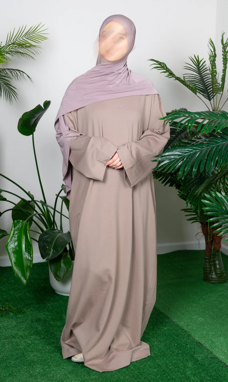 Lässige Baumwoll-Abaya Ma'on