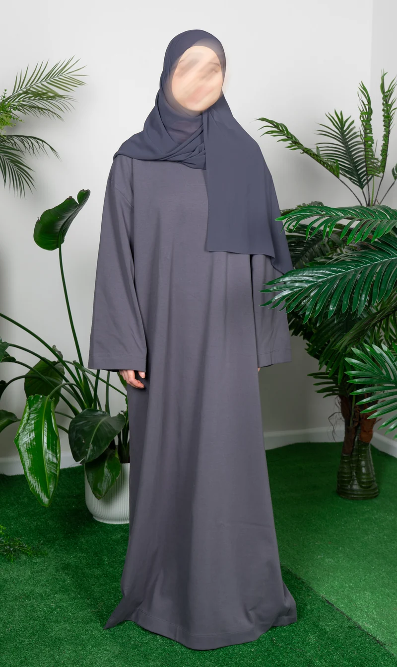 Lässige Baumwoll-Abaya Ma'on