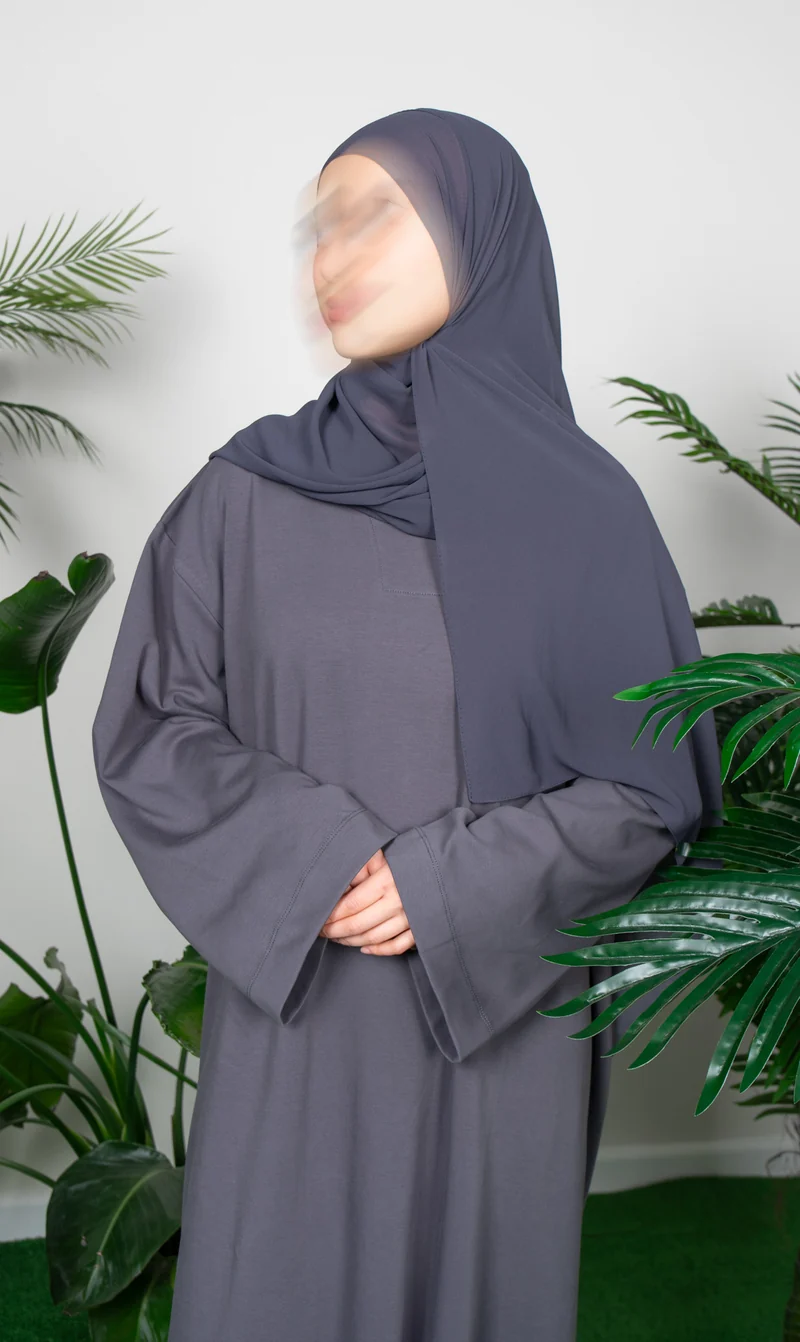 Lässige Baumwoll-Abaya Ma'on