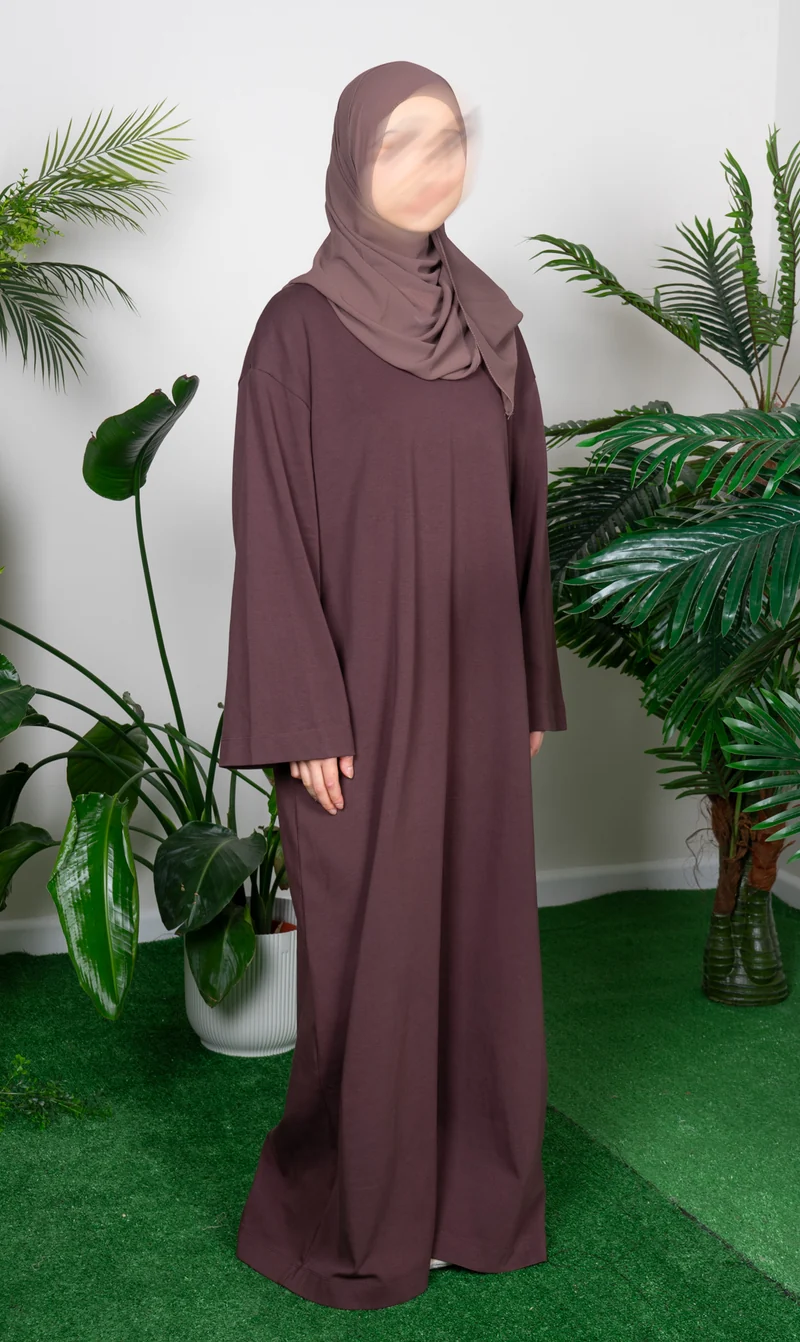 Lässige Baumwoll-Abaya Ma'on