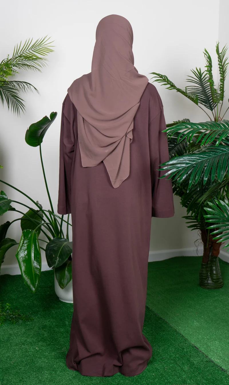 Lässige Baumwoll-Abaya Ma'on