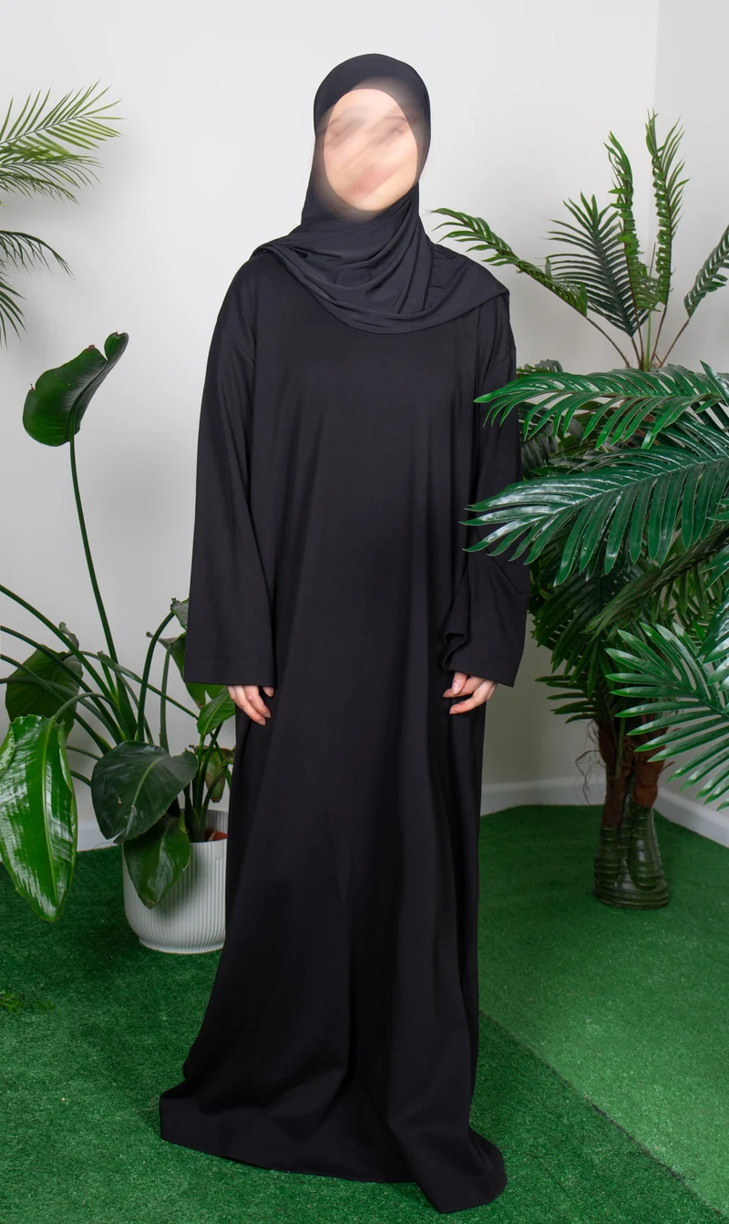 Lässige Baumwoll-Abaya Ma'on