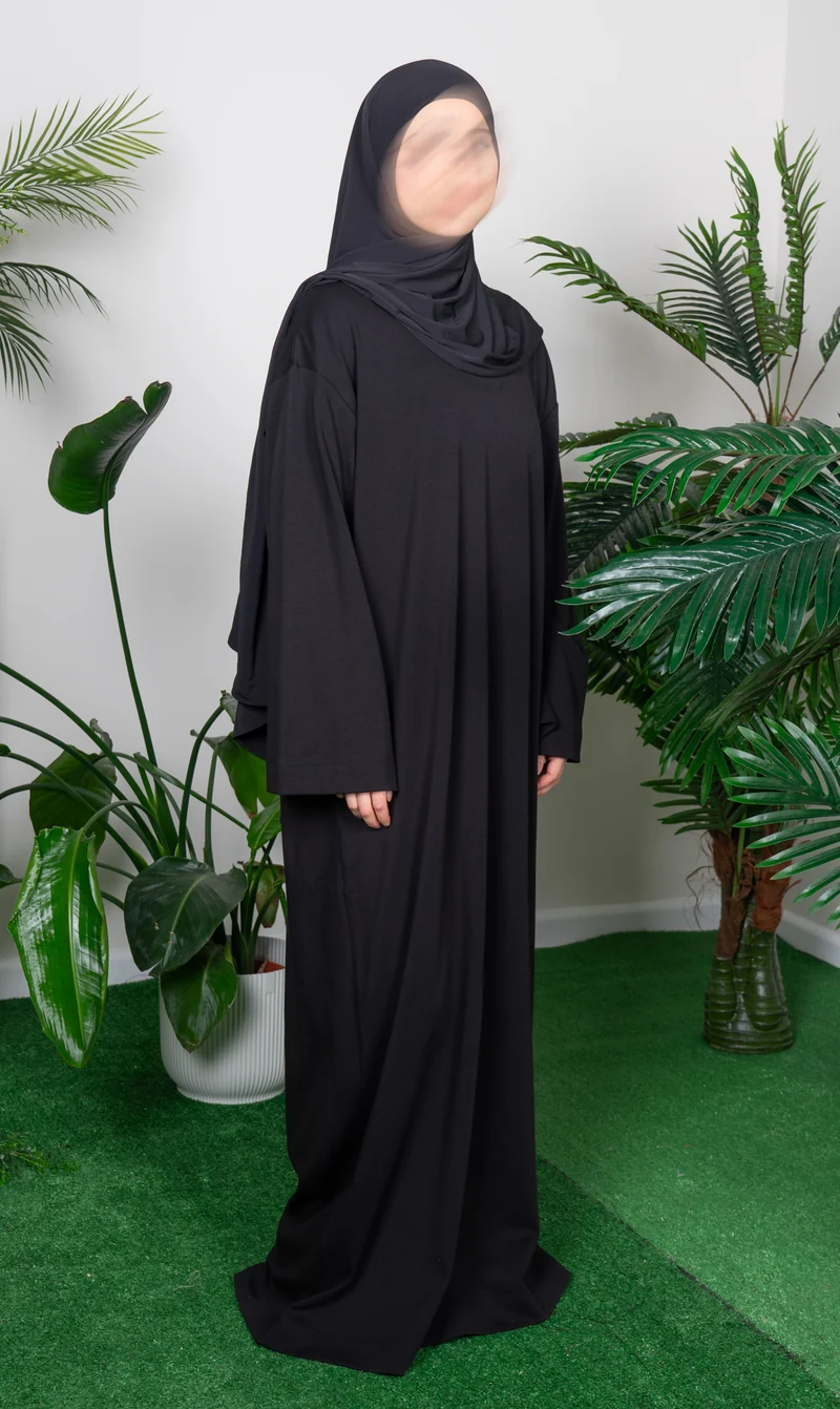 Lässige Baumwoll-Abaya Ma'on