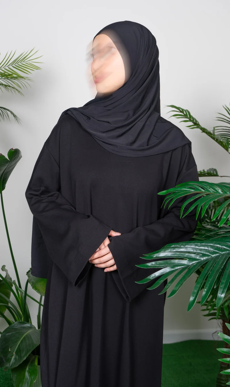 Lässige Baumwoll-Abaya Ma'on
