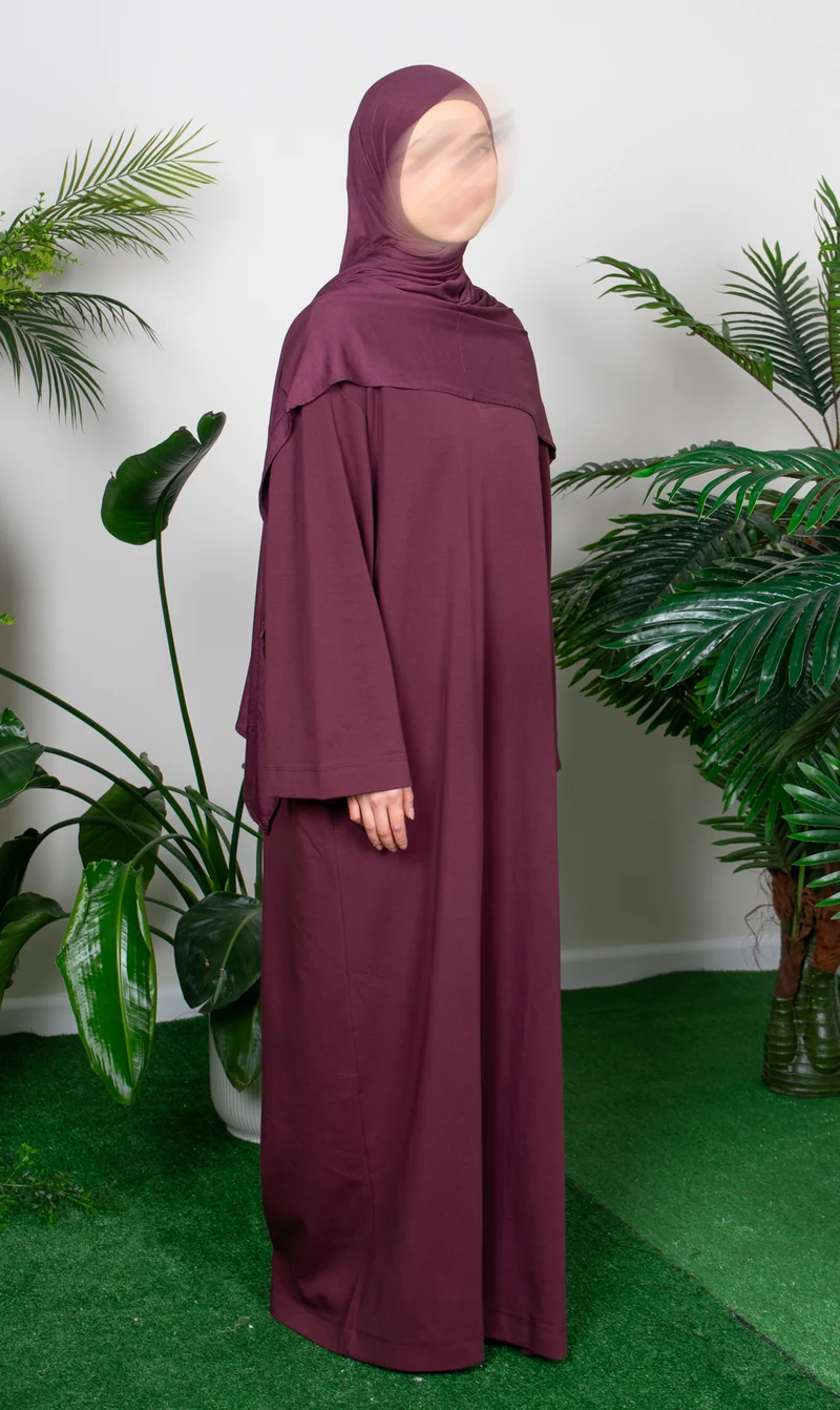 Lässige Baumwoll-Abaya Ma'on